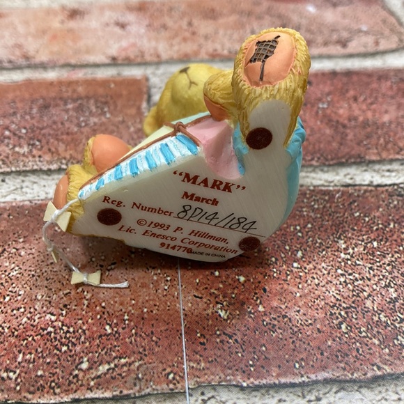 Cherished Teddies “Friendship Is In the Air” Yellow Bear with Kite “Mark” - Picture 2 of 4